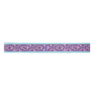 Purple soul satin ribbon