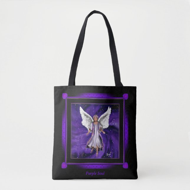 Purple Soul Tote Bag (Front)