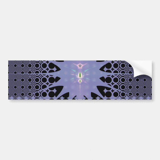 Purple Space Bumper Sticker (Front)