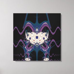 Purple Space Canvas Print