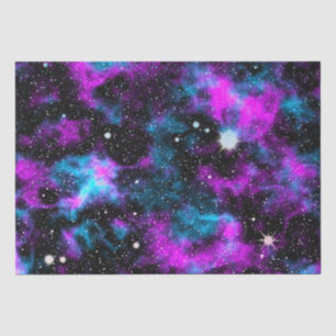 Purple Space Galaxy Cosmic Space Stars Tissue Paper