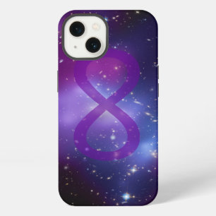 Purple Space Image Infinity Symbol iPhone 13 Case