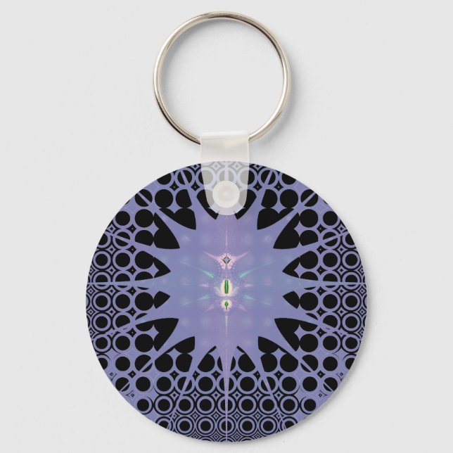 Purple Space Key Ring (Front)