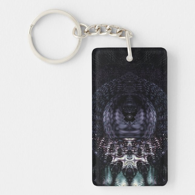 Purple Space Key Ring (Front)