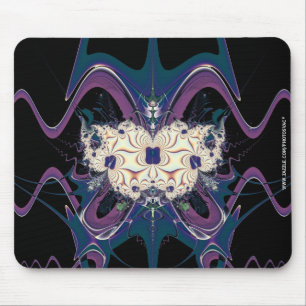 Purple Space Mouse Pad