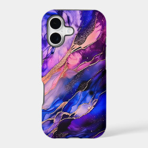Purple Space Nebula in Alcohol Ink