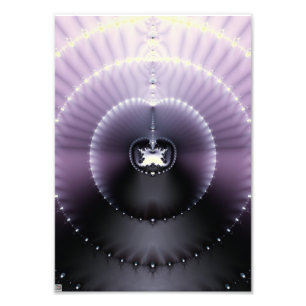 Purple Space Photo Print