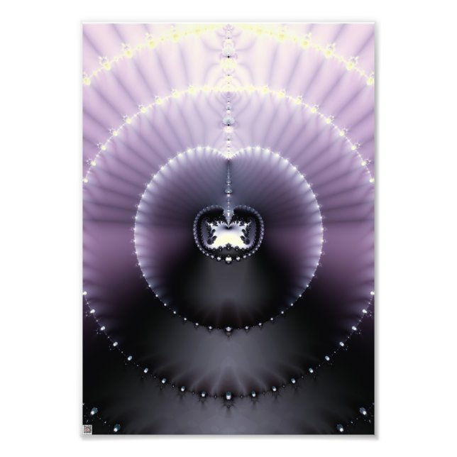 Purple Space Photo Print (Front)