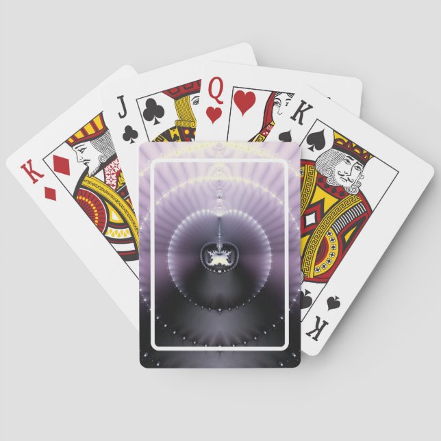 Purple Space Playing Cards (Back)