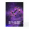 Purple Space Sagittarius Birthday Card
