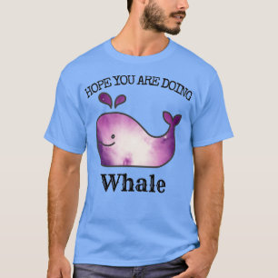 Purple space whales in space T-Shirt