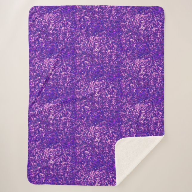 Purple Spark Blanket Large (Front)