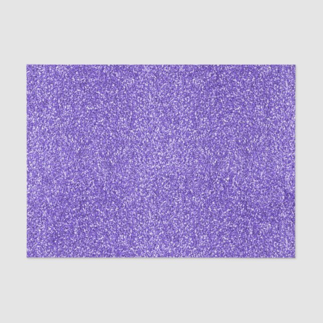 Purple Sparkle Glitter    Tissue Paper (Front)
