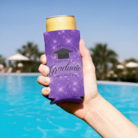 Purple Sparkle Graduate Custom Graduation Party