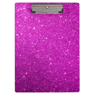 Purple Sparkly Glitter Clipboard