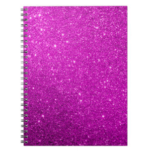 Purple Sparkly Glitter Notebook
