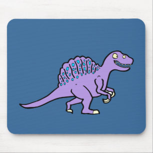 Purple Spinosaurus Mouse Pad
