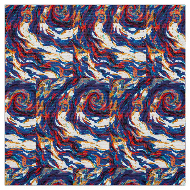 Purple Spiral Galaxy Fabric (Swatch)
