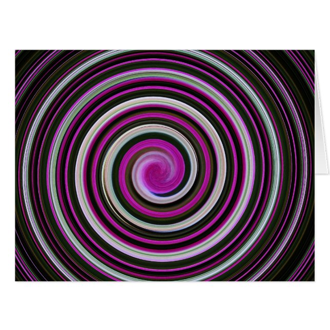 Purple spiral pattern (Front Horizontal)