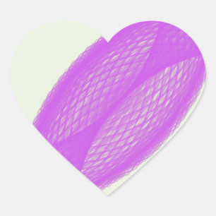 purple spiritual fulfilment heart sticker