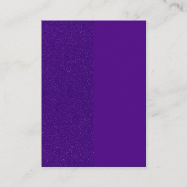 Purple Split Noise Business Card – Customisable (Front)