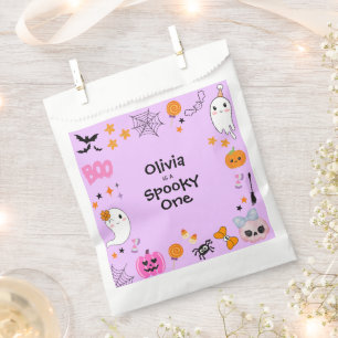 Purple Spooky One Cute Halloween 1st Birthday Favour Bags