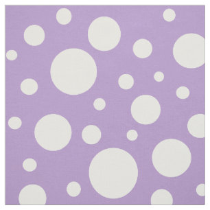 Purple Spots Fabric