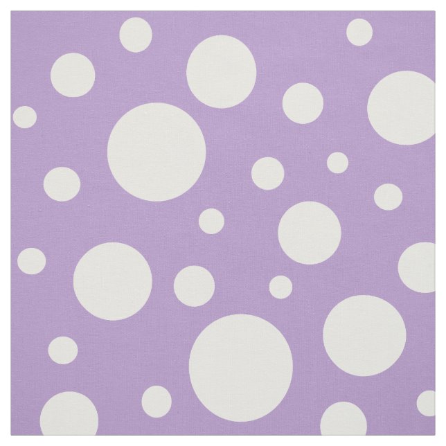 Purple Spots Fabric (Swatch)