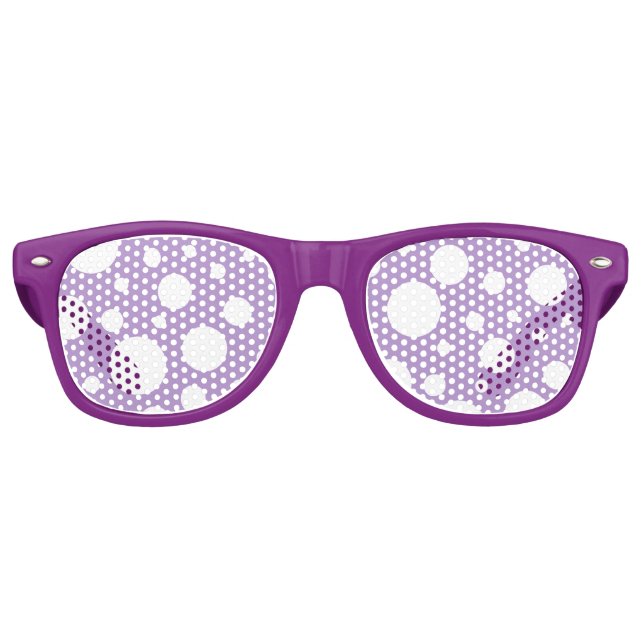 Purple Spots Party Shades (Front)