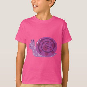 Purple Spotted Snail T-Shirt
