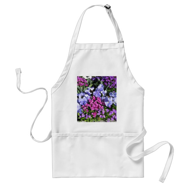 Purple Spring Flowers Standard Apron (Front)