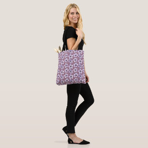 Purple Spring Flowers Tote Bag