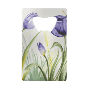 Purple Spring Tulips