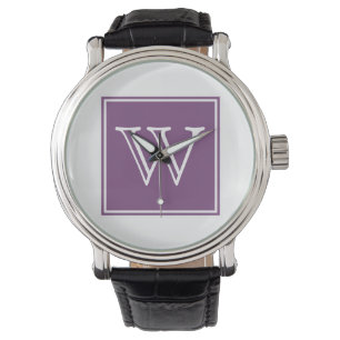 Purple Square Monogram Watch