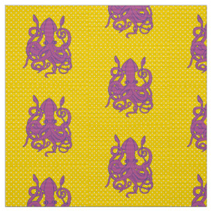 Purple Squid Fabric