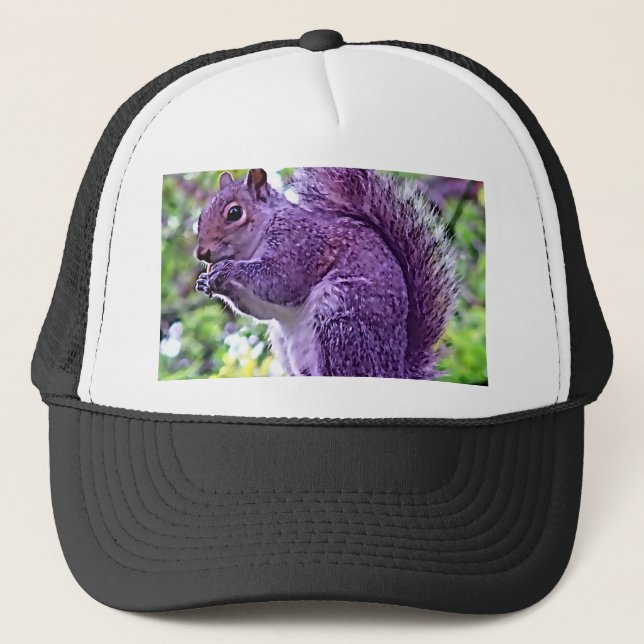 Purple Squirrel Trucker Hat (Front)