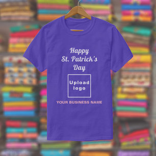 Purple St. Patrick's Day Business T-Shirt