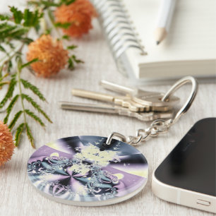 Purple Stage Key Ring