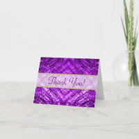 Purple Stained Glass  Texture Thank You