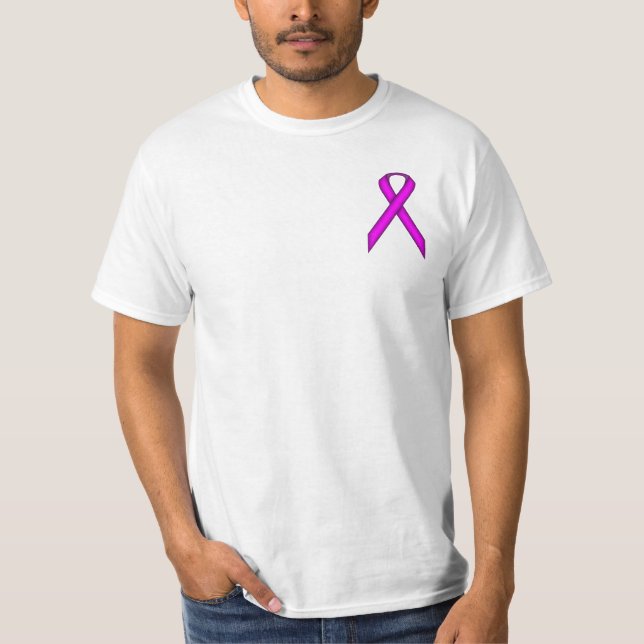 Purple Standard Ribbon T-Shirt (Front)