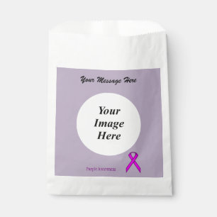 Purple Standard Ribbon Template by Kenneth Yoncich Favour Bags