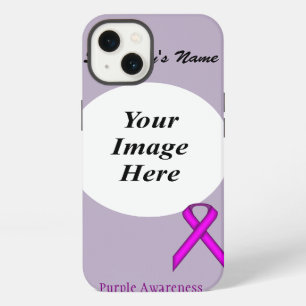 Purple Standard Ribbon Tmpl by Kenneth Yoncich iPhone 13 Case