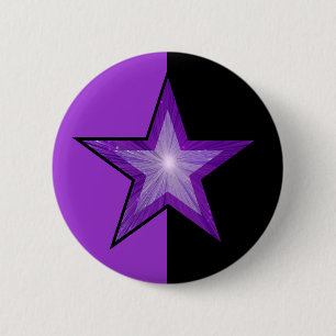 Purple Star button purple black