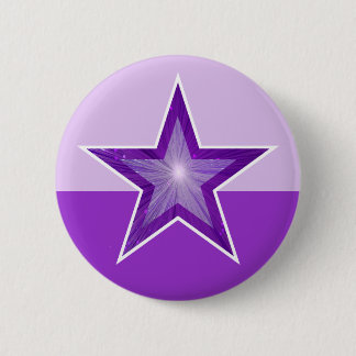 Purple Star button two tone purple