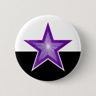 Purple Star button white black