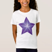 Purple Star Girls T-Shirt