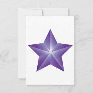 Purple Star Invitations