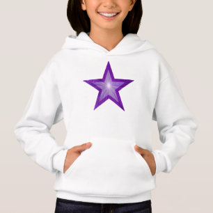 Purple Star kids hoodie
