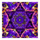 Purple Star Mandala