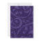 Purple Star of David Damask Invitation